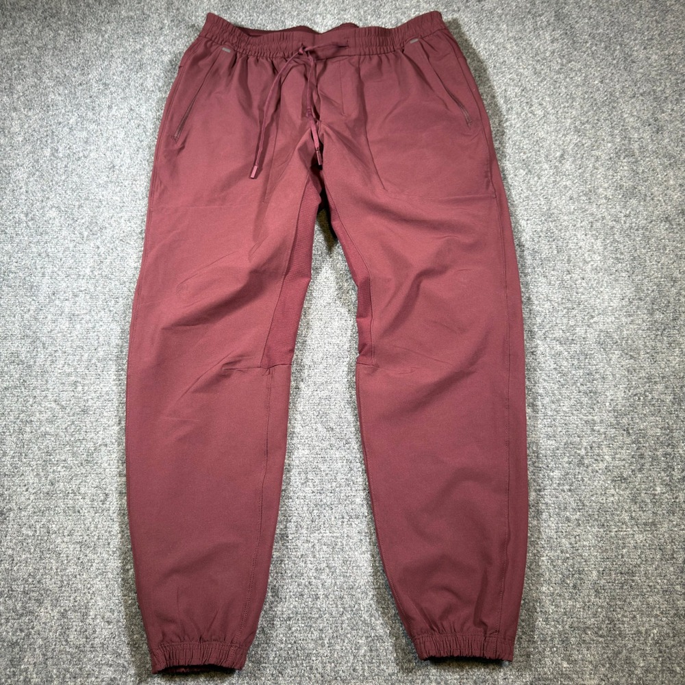 Lululemon License to Train Jogger Mens Large Maroon Red Athletic Pants